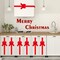 9 Pieces Christmas Cabinet Ribbons Bows Large Christmas Door Ribbon Cabinet Bows for Christmas Holidays Party Supplies (Red)